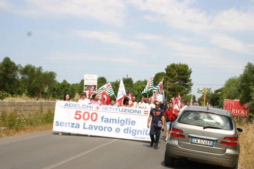 Gabellone scrive al Ministro Sacconi sulla vertenza Adelchi