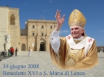 Visita del Santo Padre a Santa  Maria di Leuca, il programma