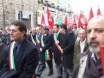 La solidarietà dei comuni pugliesi alla manifestazione di Molfetta