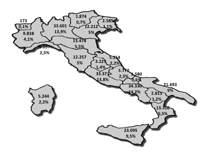 mappa avvocati