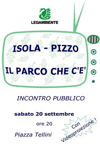 Incontro a Gallipoli sul Parco Isola-Pizzo