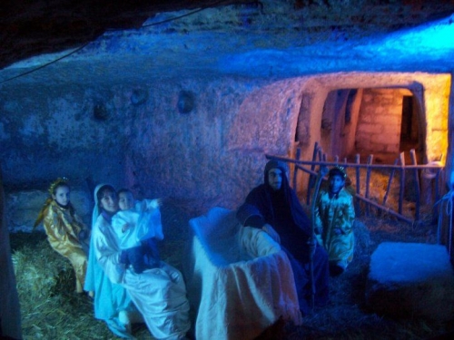 Presepe Vivente a Minervino nel bellissimo frantoio ipogeo