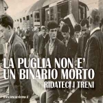 Striscione sulla facciata della Presidenza: "La Puglia non è un...