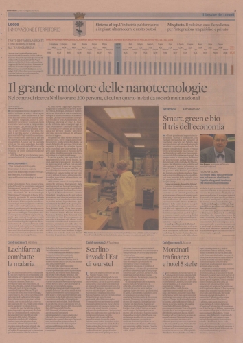 Lecce, la sua economia e innovazione su Il Sole 24 Ore