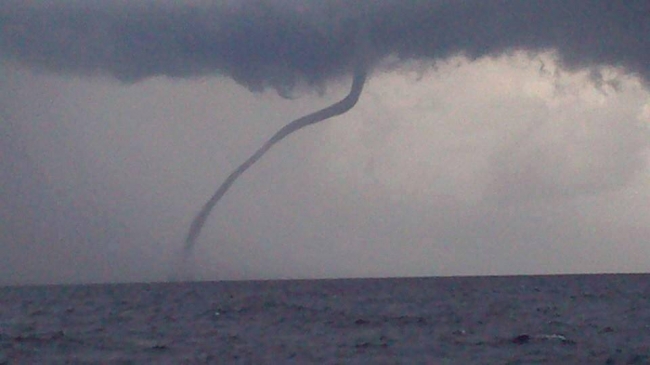 tromba marina al largo di Gallipoli